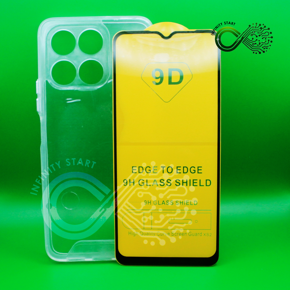 Case silicona con cristal templado