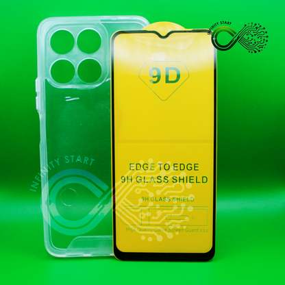 Case silicona con cristal templado